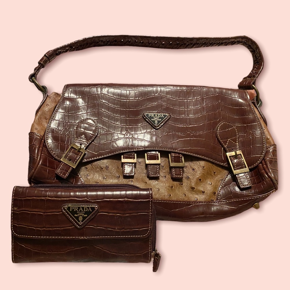 Prada purse and wallet